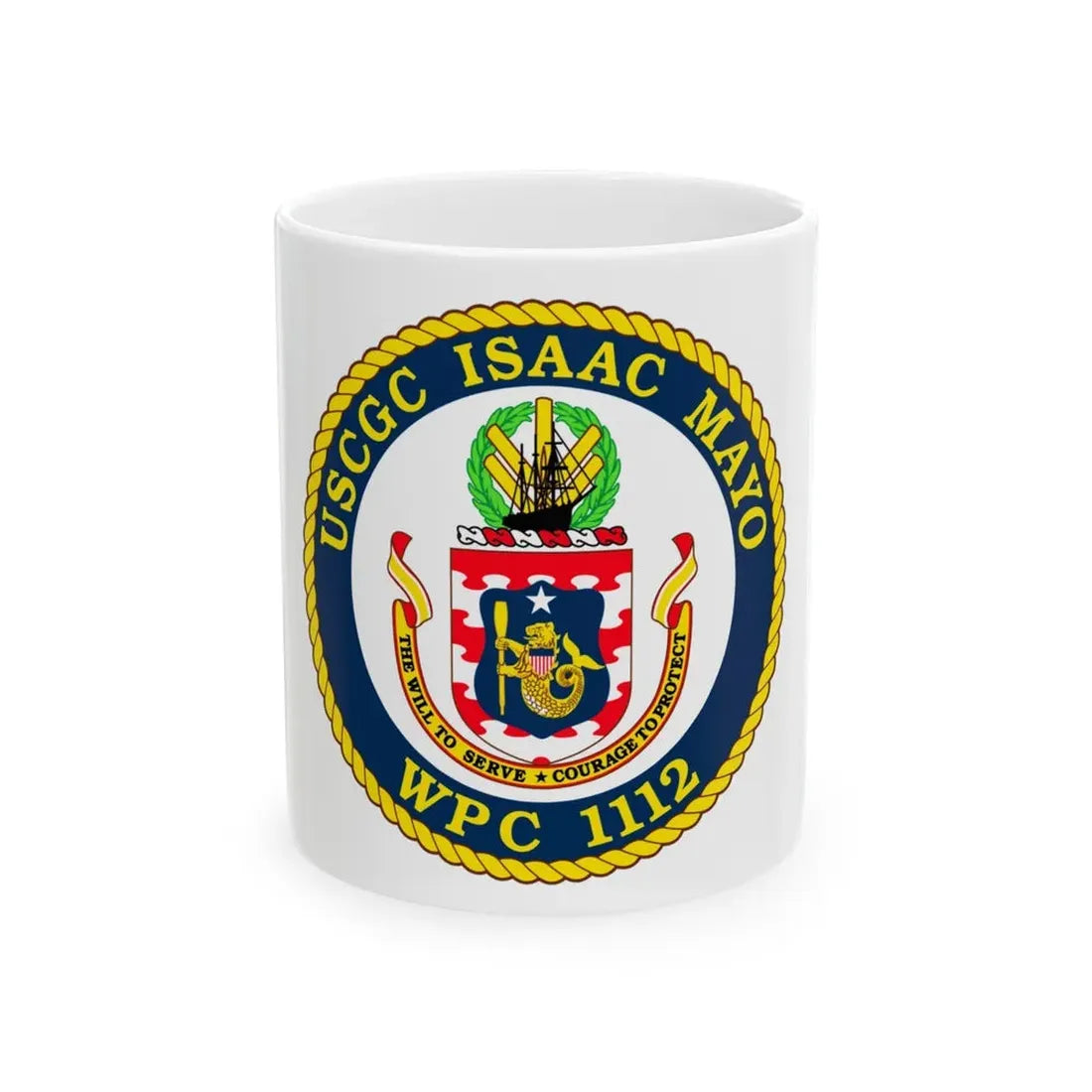 USCGC Isaac Mayo WPC 1112 (U.S. Coast Guard) White Coffee Mug 11oz - Go Mug Yourself