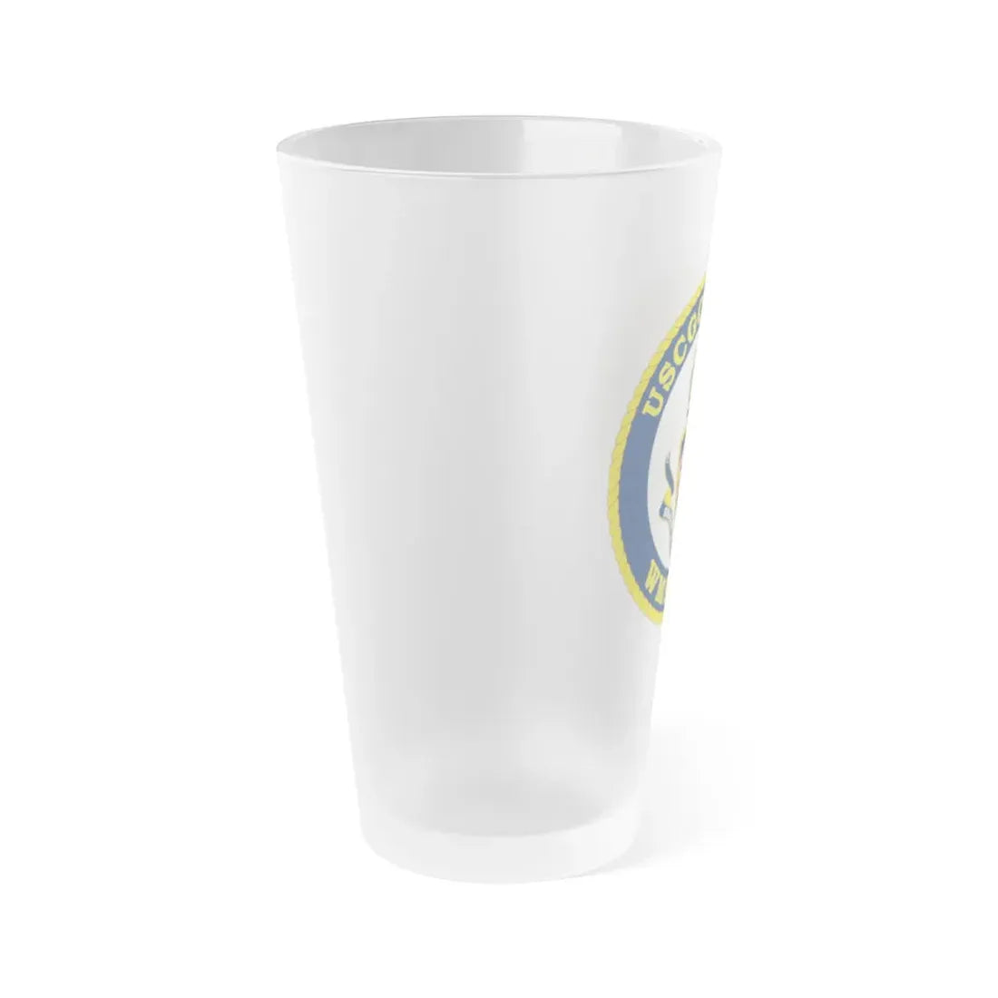 USCGC James WMSL 754 (U.S. Coast Guard) Frosted Pint Glass 16oz - Go Mug Yourself