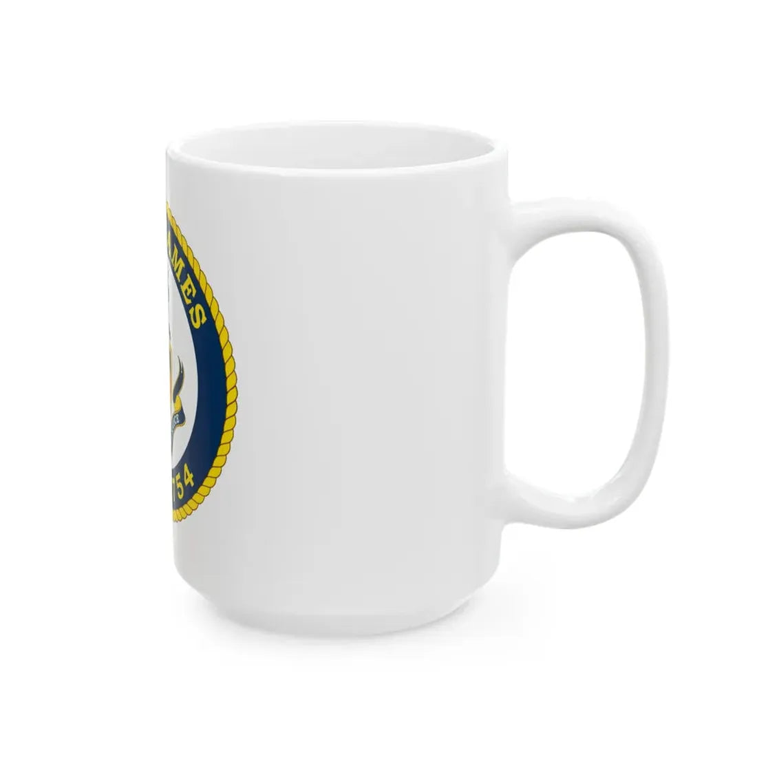 USCGC James WMSL 754 (U.S. Coast Guard) White Coffee Mug - Go Mug Yourself