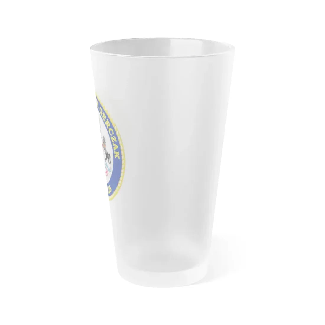 USCGC JOSEPH GERCZAK WPC 1126 (U.S. Coast Guard) Frosted Pint Glass 16oz - Go Mug Yourself