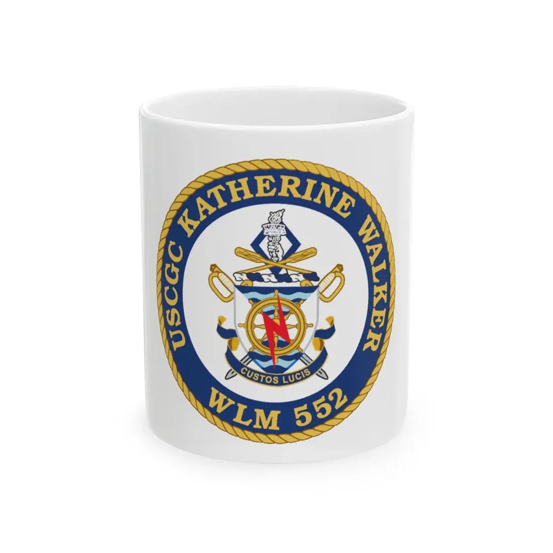 USCGC Kathrine Walker WLM 552 (U.S. Coast Guard) White Coffee Mug 11oz - Go Mug Yourself