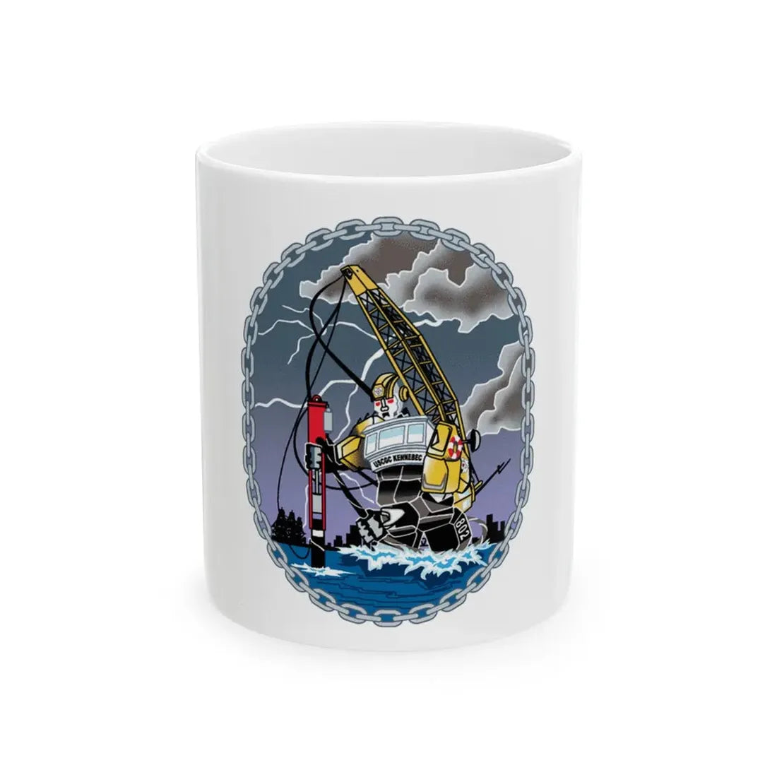 USCGC KENNEBEC (U.S. Coast Guard) White Coffee Mug 11oz - Go Mug Yourself