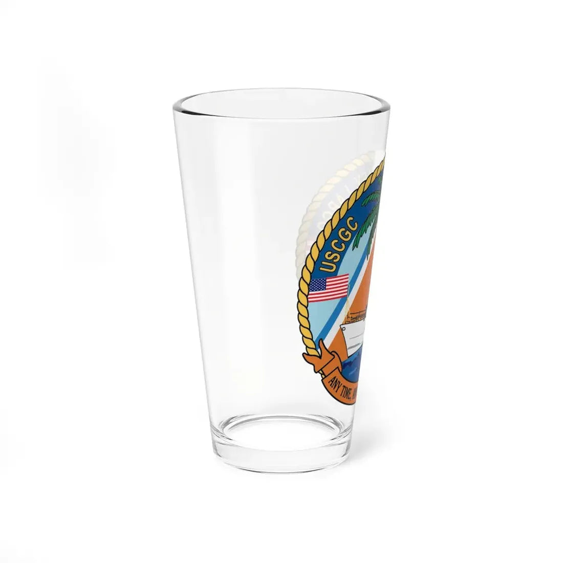 USCGC Key Largo WPB 1324 1 (U.S. Coast Guard) Pint Glass 16oz - Go Mug Yourself