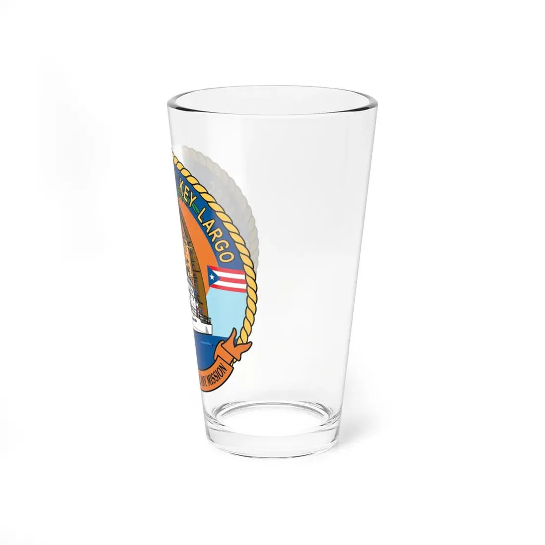 USCGC Key Largo WPB 1324 1 (U.S. Coast Guard) Pint Glass 16oz - Go Mug Yourself