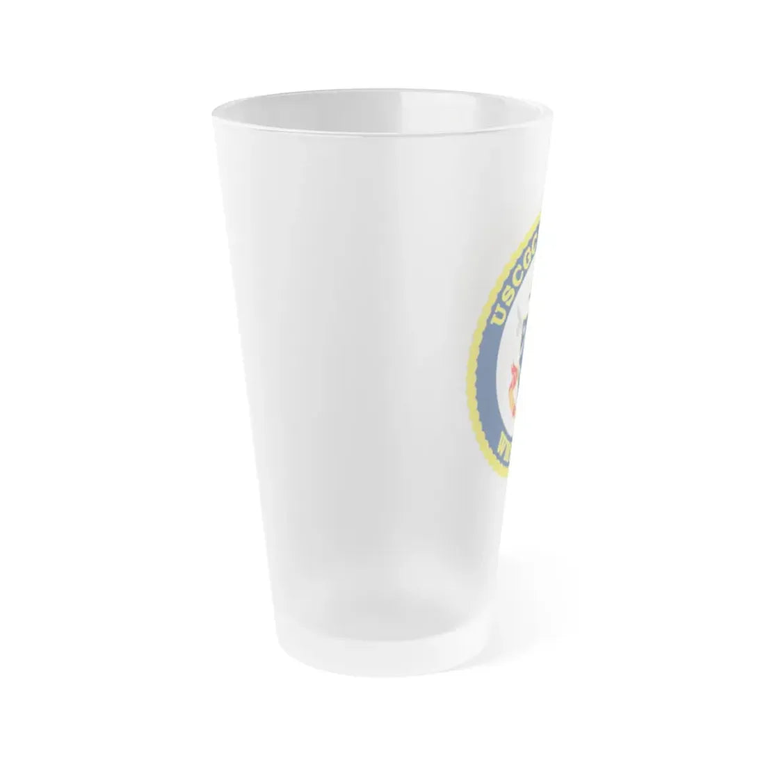 USCGC Kimball WMSL 756 (U.S. Coast Guard) Frosted Pint Glass 16oz - Go Mug Yourself
