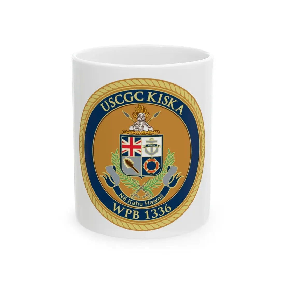 USCGC Kiska WPB 1336 (U.S. Coast Guard) White Coffee Mug 11oz - Go Mug Yourself