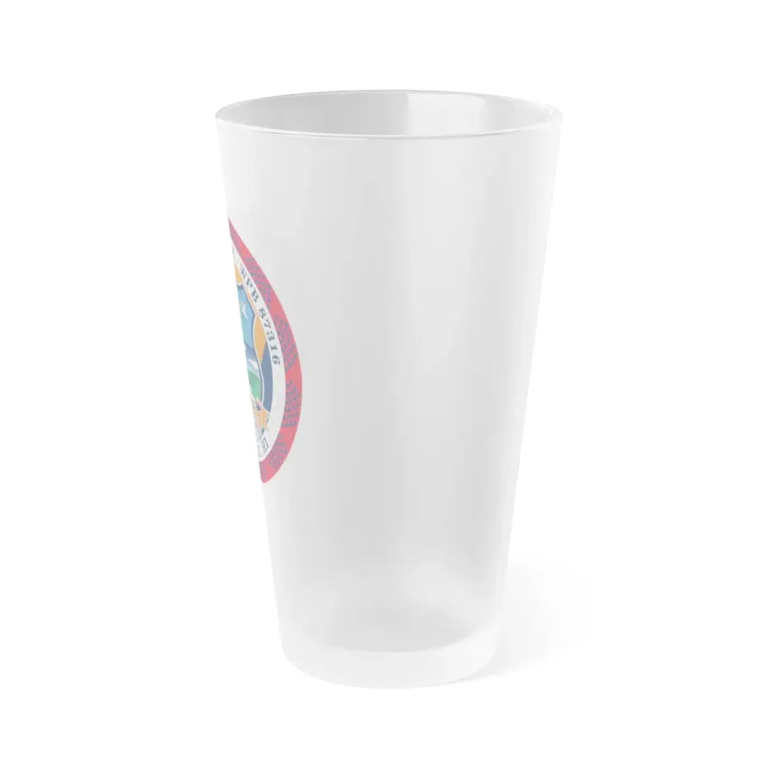 USCGC Kittiwake WPB 87316 (U.S. Coast Guard) Frosted Pint Glass 16oz - Go Mug Yourself