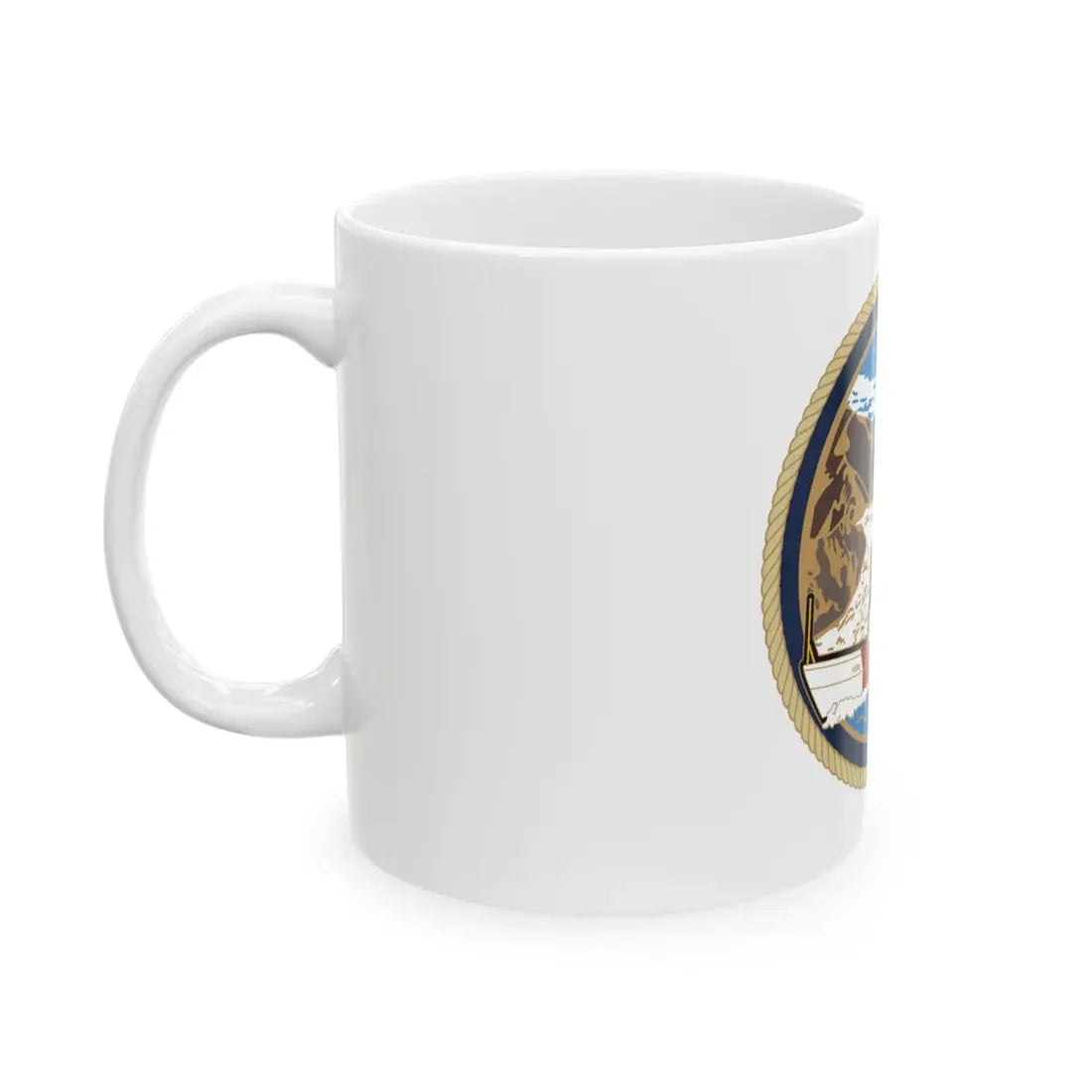 USCGC Liberty Boat (U.S. Coast Guard) White Coffee Mug - Go Mug Yourself