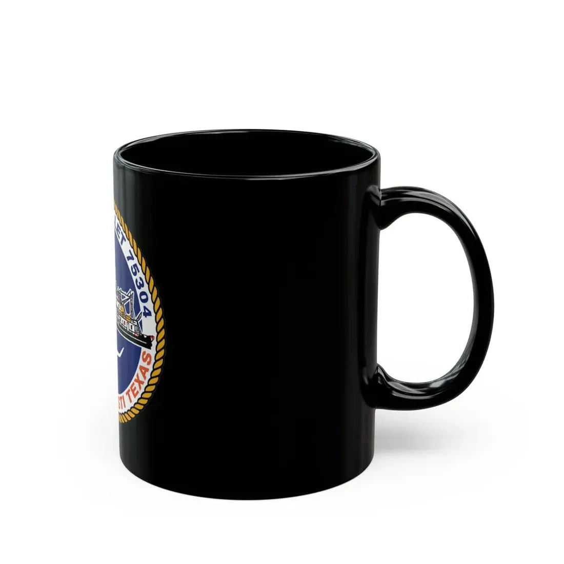 USCGC Mallet 75304 (U.S. Coast Guard) Black Coffee Mug - Go Mug Yourself