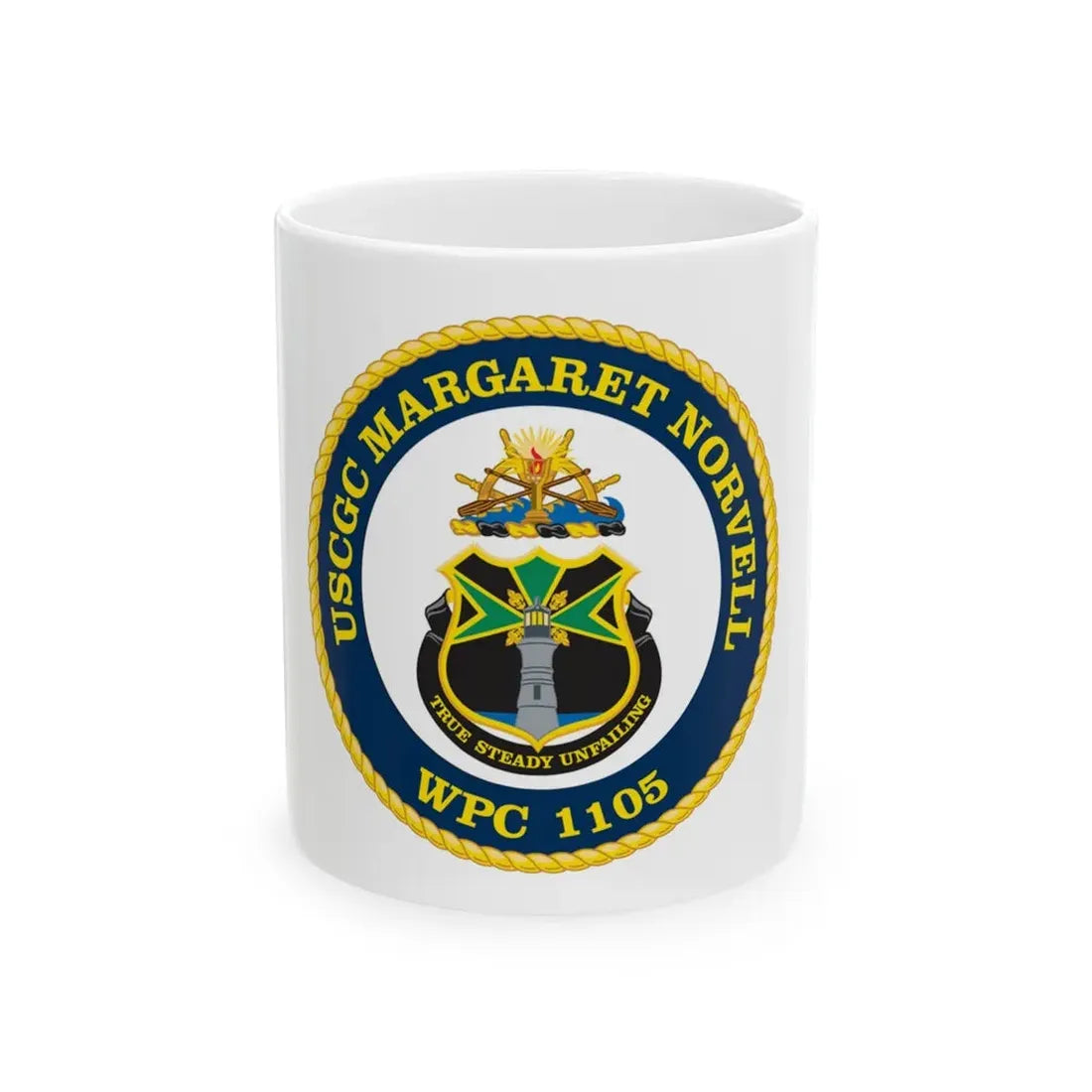 USCGC Margaret Norvell WPC 1105 (U.S. Coast Guard) White Coffee Mug 11oz - Go Mug Yourself