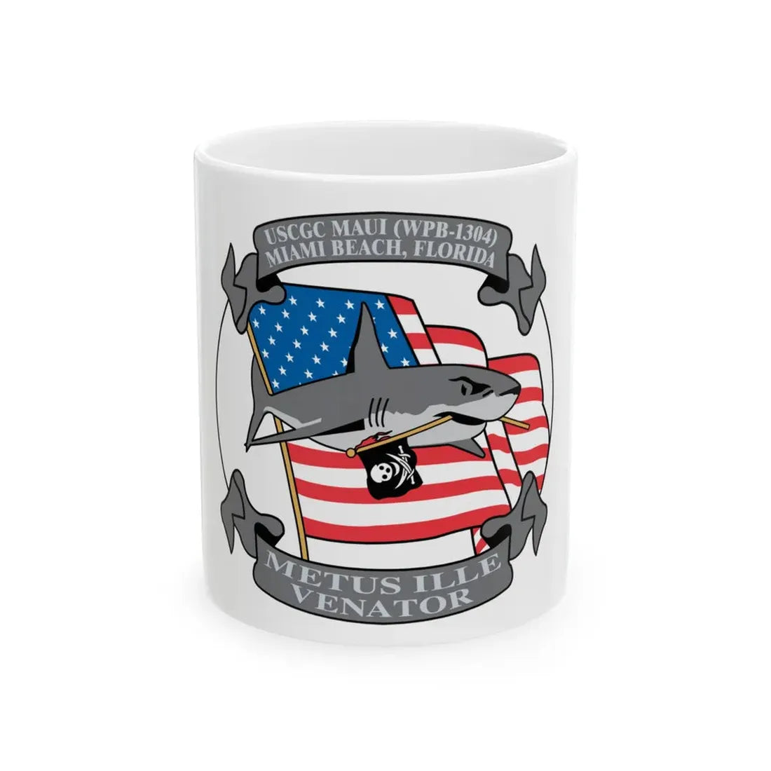 USCGC Maui WPB 1304 (U.S. Coast Guard) White Coffee Mug 11oz - Go Mug Yourself