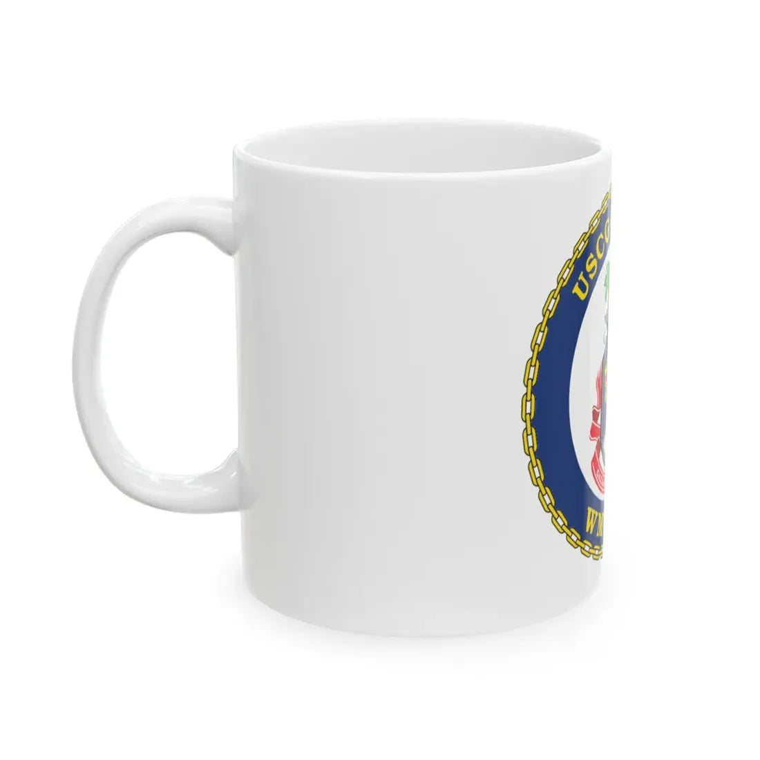 USCGC Munro WMSL 755 (U.S. Coast Guard) White Coffee Mug - Go Mug Yourself