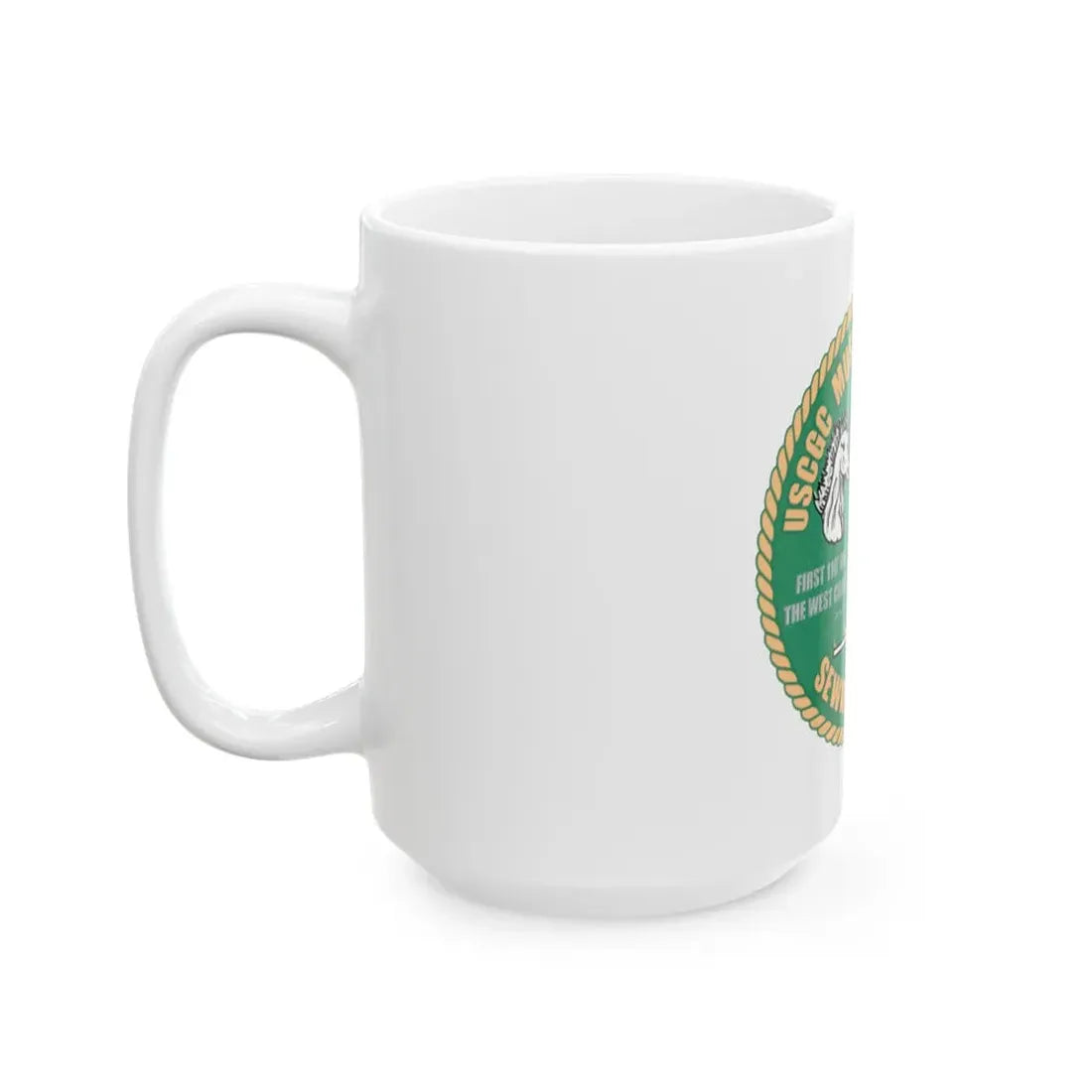 USCGC Mustang WPB 1310 v2 (U.S. Coast Guard) White Coffee Mug - Go Mug Yourself
