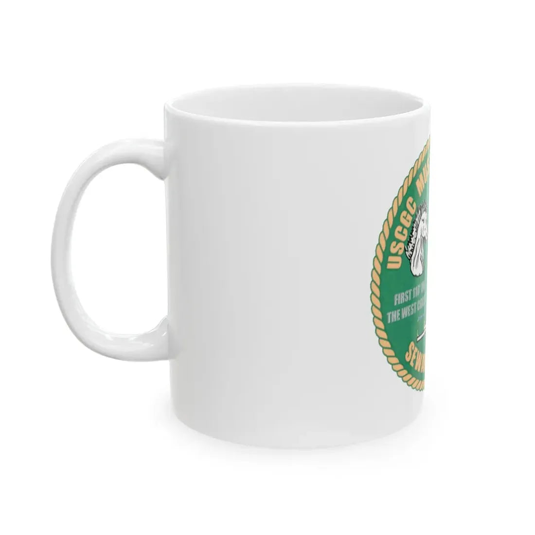 USCGC Mustang WPB 1310 v2 (U.S. Coast Guard) White Coffee Mug - Go Mug Yourself