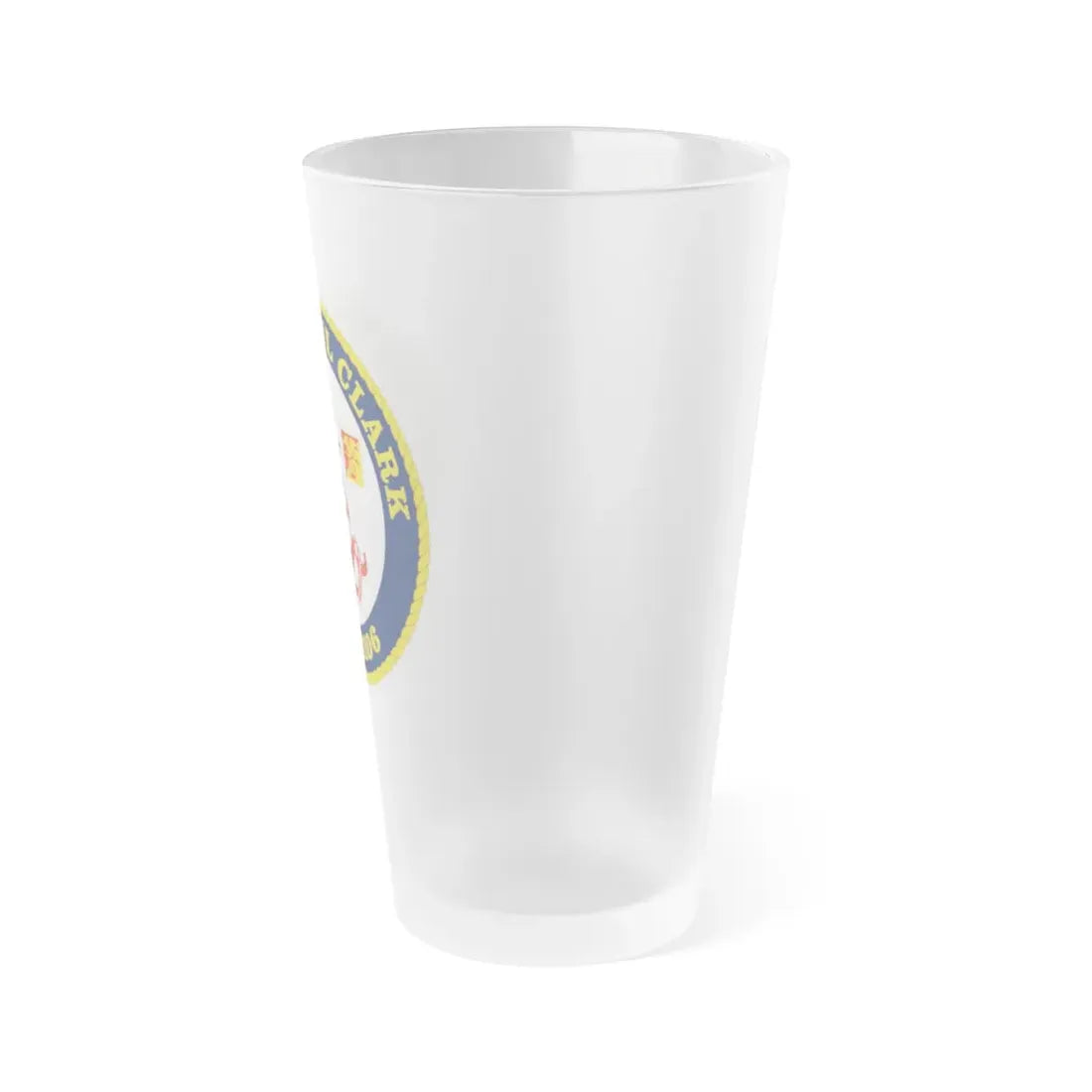USCGC Paul Clark WPC 1106 (U.S. Coast Guard) Frosted Pint Glass 16oz - Go Mug Yourself