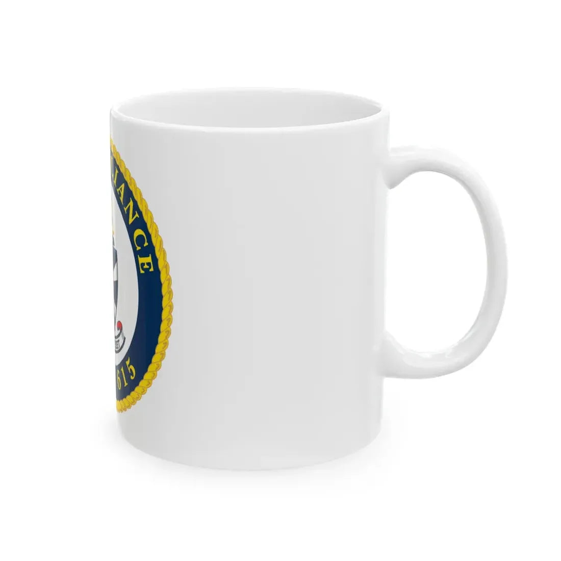 USCGC Reliance Glassware (U.S. Coast Guard) White Coffee Mug - Go Mug Yourself