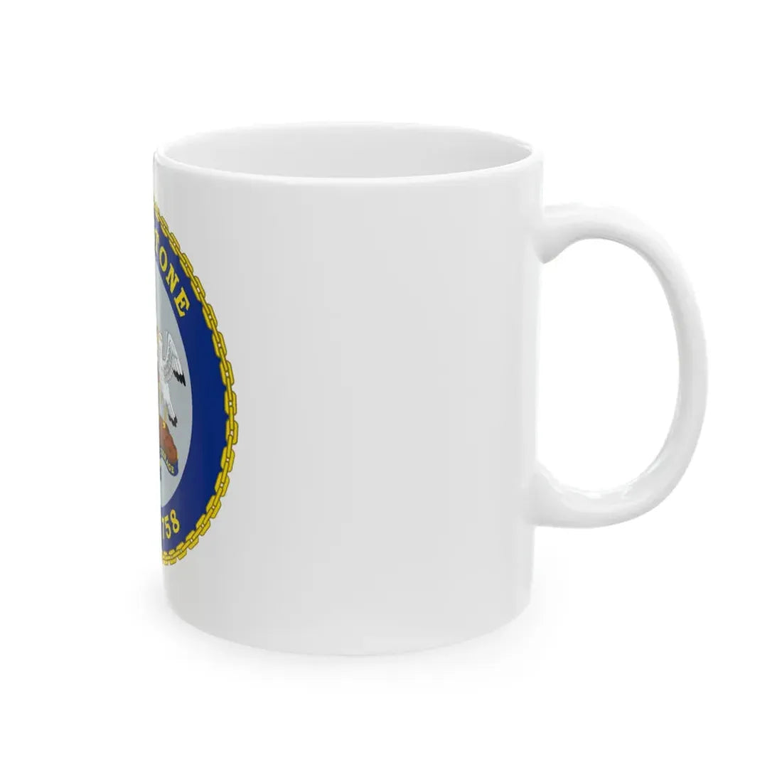 USCGC STONE WMSL 758 (U.S. Coast Guard) White Coffee Mug - Go Mug Yourself