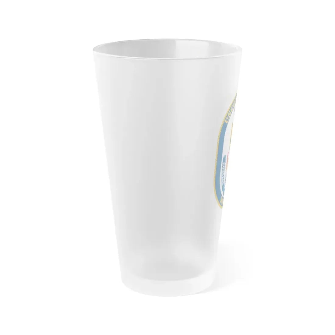 USCGC Tahoma WMEC 908 (U.S. Coast Guard) Frosted Pint Glass 16oz - Go Mug Yourself