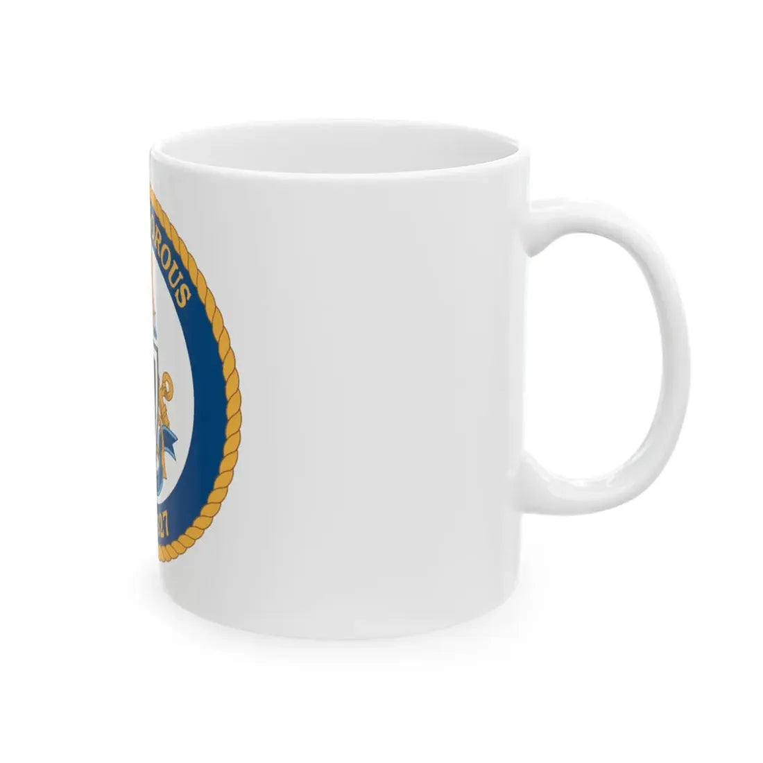 USCGC Vigorous WMEC 627 (U.S. Coast Guard) White Coffee Mug - Go Mug Yourself