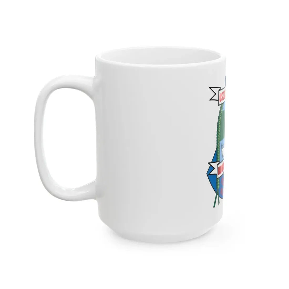 USCGC Washington WPB 1331 Honolulu Hawaii (U.S. Coast Guard) White Coffee Mug - Go Mug Yourself
