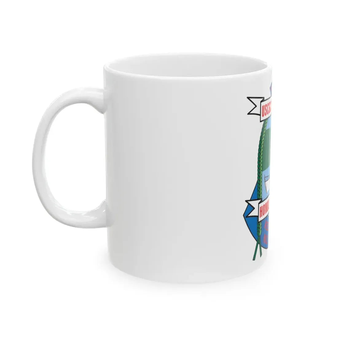 USCGC Washington WPB 1331 Honolulu Hawaii (U.S. Coast Guard) White Coffee Mug - Go Mug Yourself