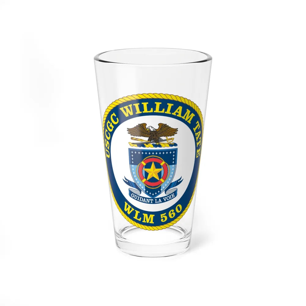 USCGC William Tate WLM 560 (U.S. Coast Guard) Pint Glass 16oz 16oz - Go Mug Yourself