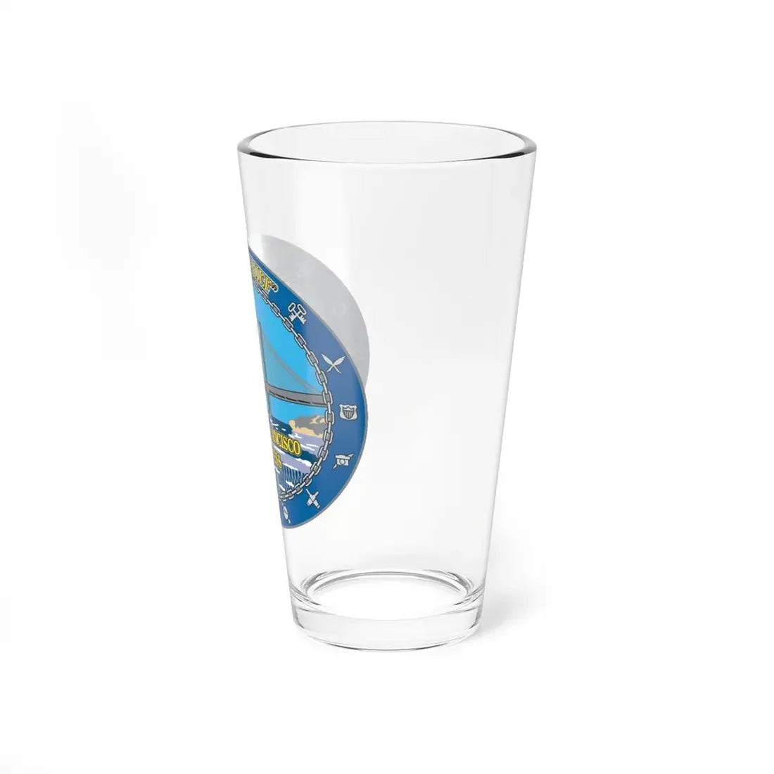 USCGS San Francisco Ask The Chief (U.S. Coast Guard) Pint Glass 16oz - Go Mug Yourself