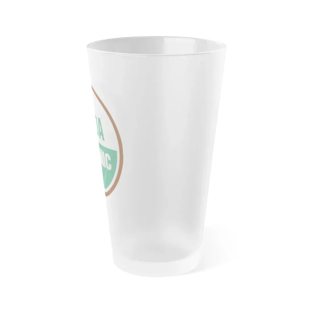 USDA Organic - Frosted Pint Glass 16oz - Go Mug Yourself