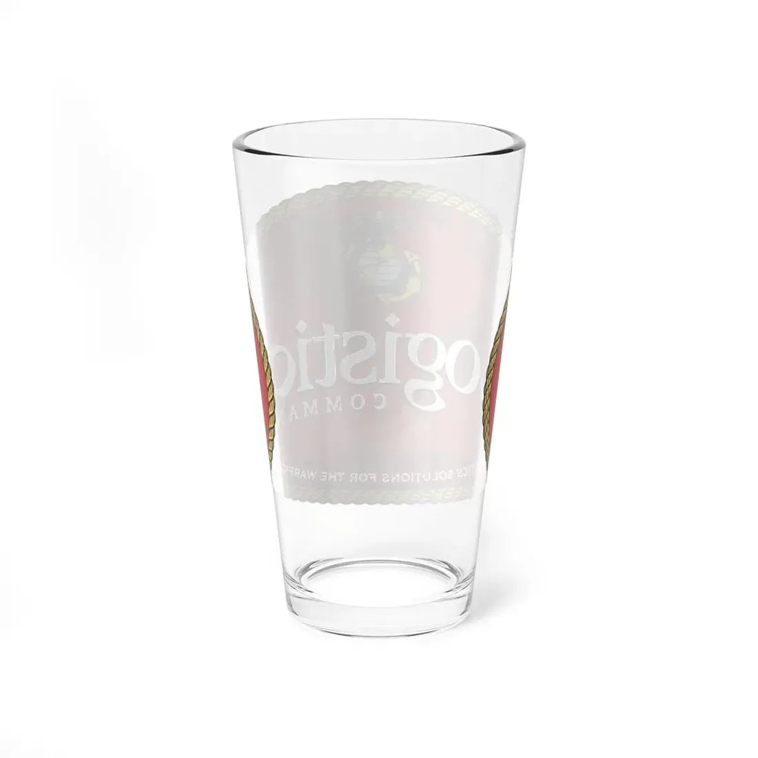 USMC Logistics Command (USMC) Pint Glass 16oz - Go Mug Yourself
