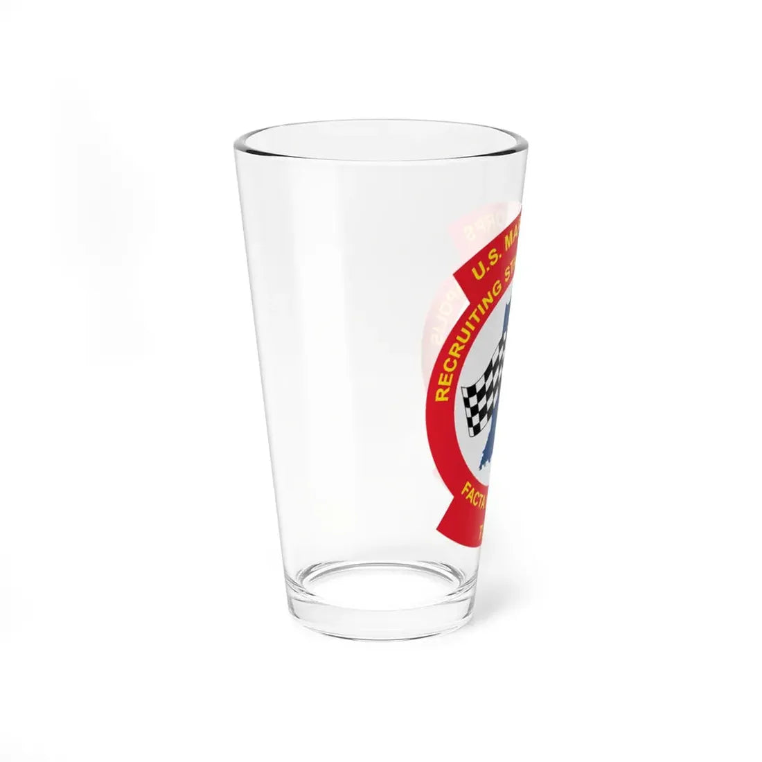 USMC Recruiting Station Indianapolis (USMC) Pint Glass 16oz - Go Mug Yourself