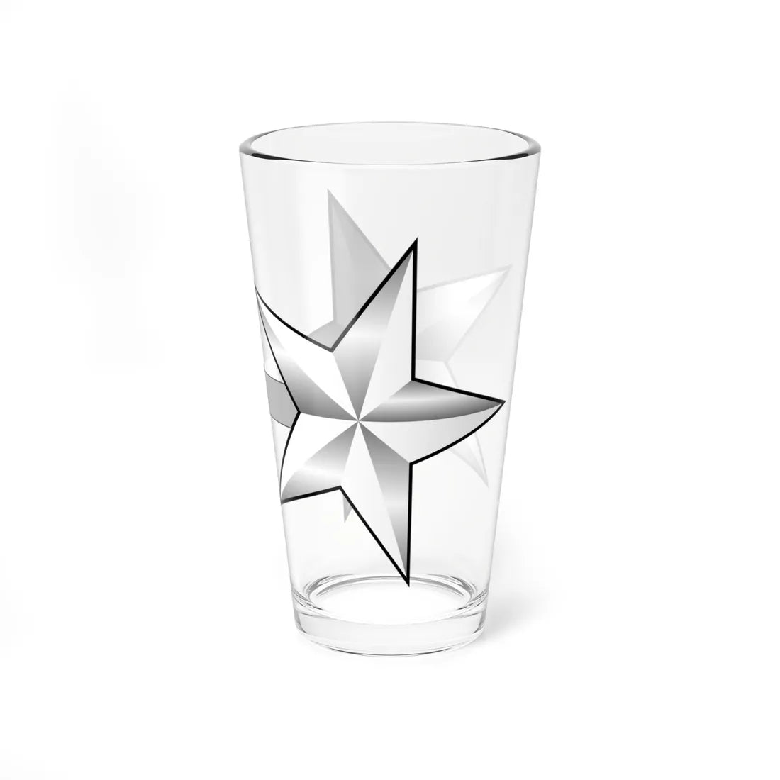 USN USMC O8 insignia (United States) (Military Rank) Pint Glass 16oz - Go Mug Yourself