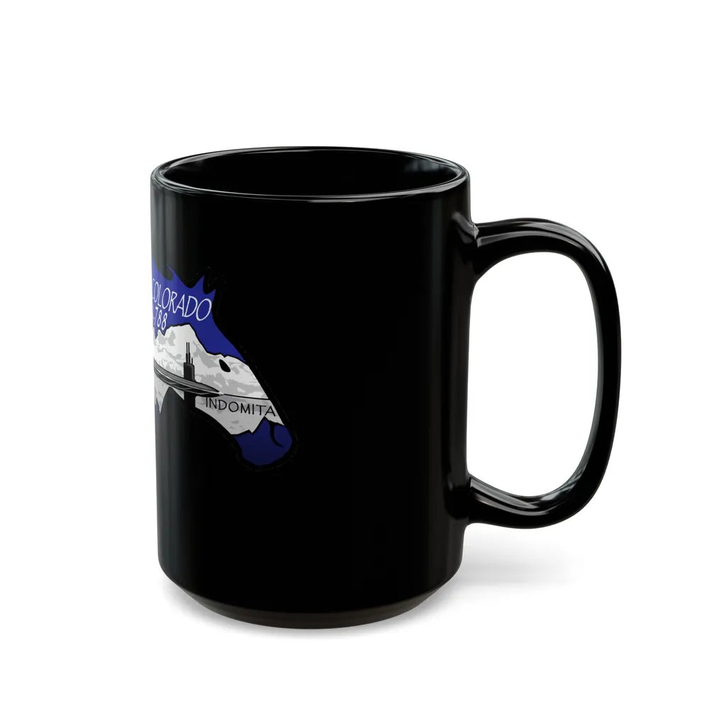 USS Colorado v2 (U.S. Navy) Black Coffee Mug-Go Mug Yourself