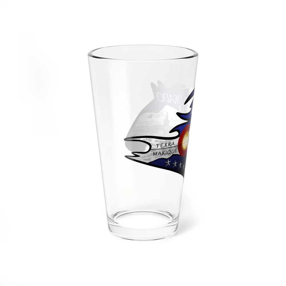 USS Colorado v2 (U.S. Navy) Pint Glass 16oz-Go Mug Yourself