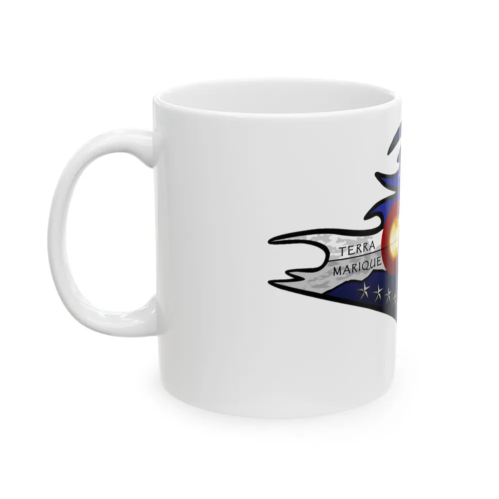 USS Colorado v2 (U.S. Navy) White Coffee Mug-Go Mug Yourself
