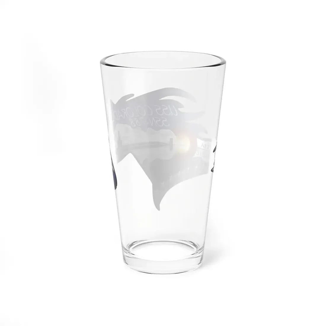USS Colorado v2 (U.S. Navy) Pint Glass 16oz - Go Mug Yourself