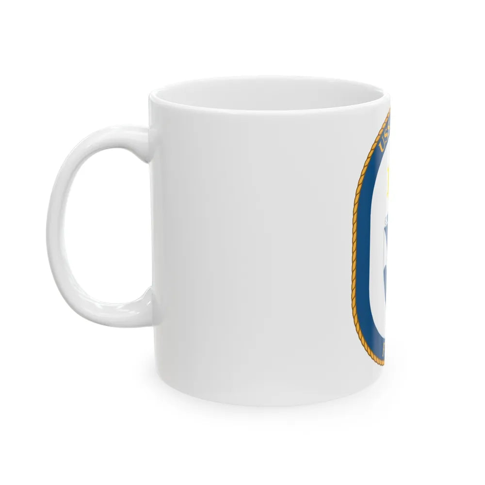USS Curts FFG 38 (U.S. Navy) White Coffee Mug-Go Mug Yourself