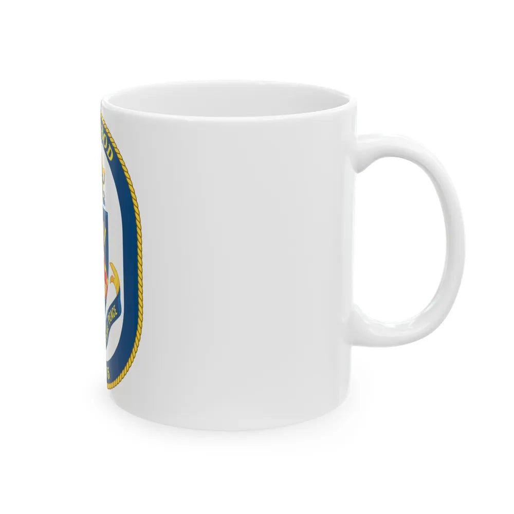 USS Elrod FFG 55 (U.S. Navy) White Coffee Mug-Go Mug Yourself