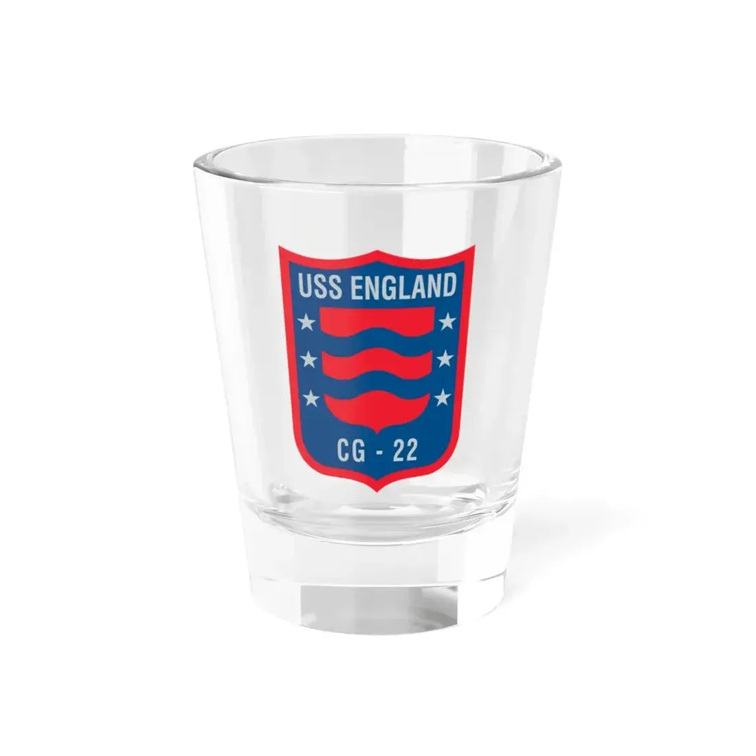 USS England CG 22 (U.S. Navy) Shot Glass 1.5oz 1.5oz - Go Mug Yourself