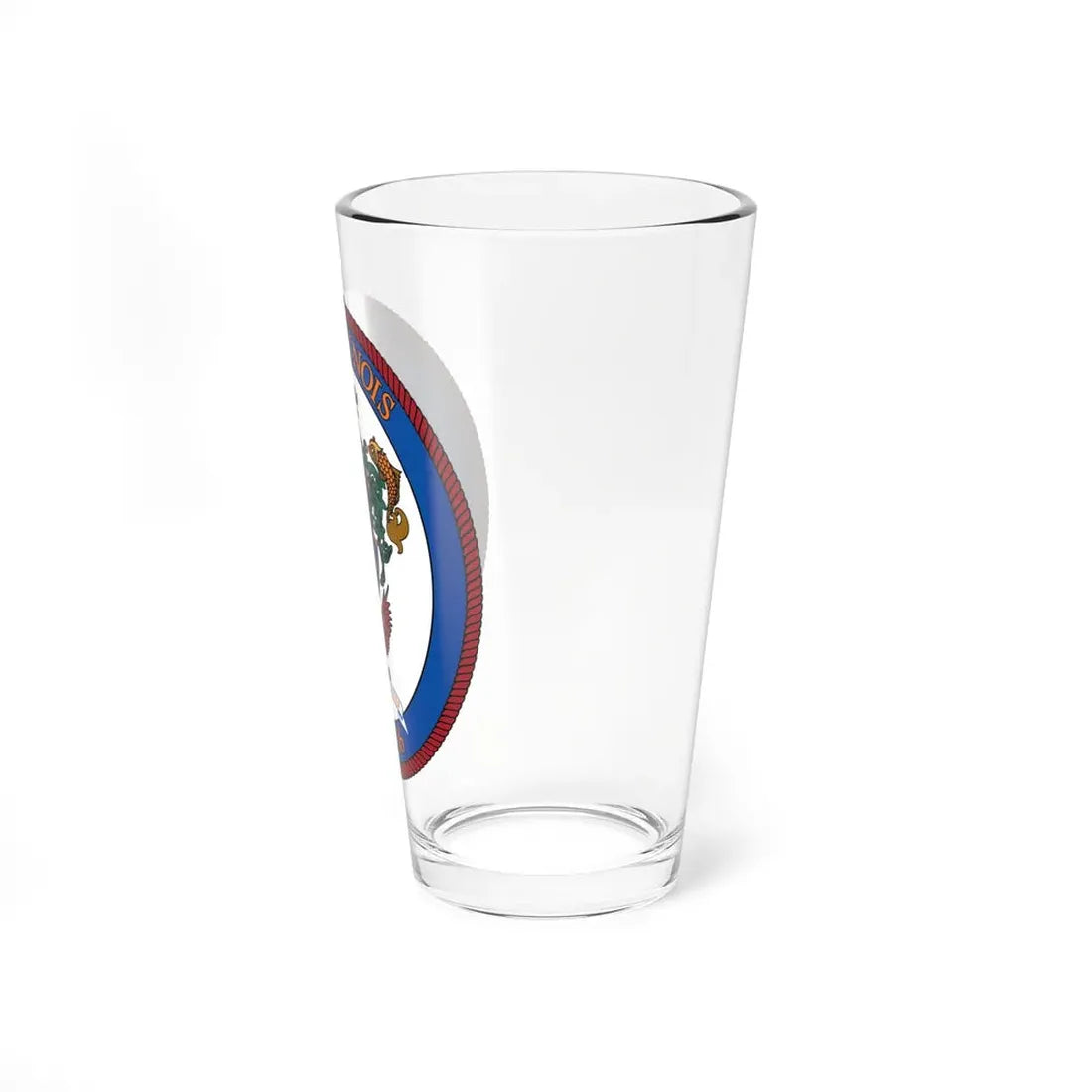 USS Illinois 786 (U.S. Navy) Pint Glass 16oz - Go Mug Yourself