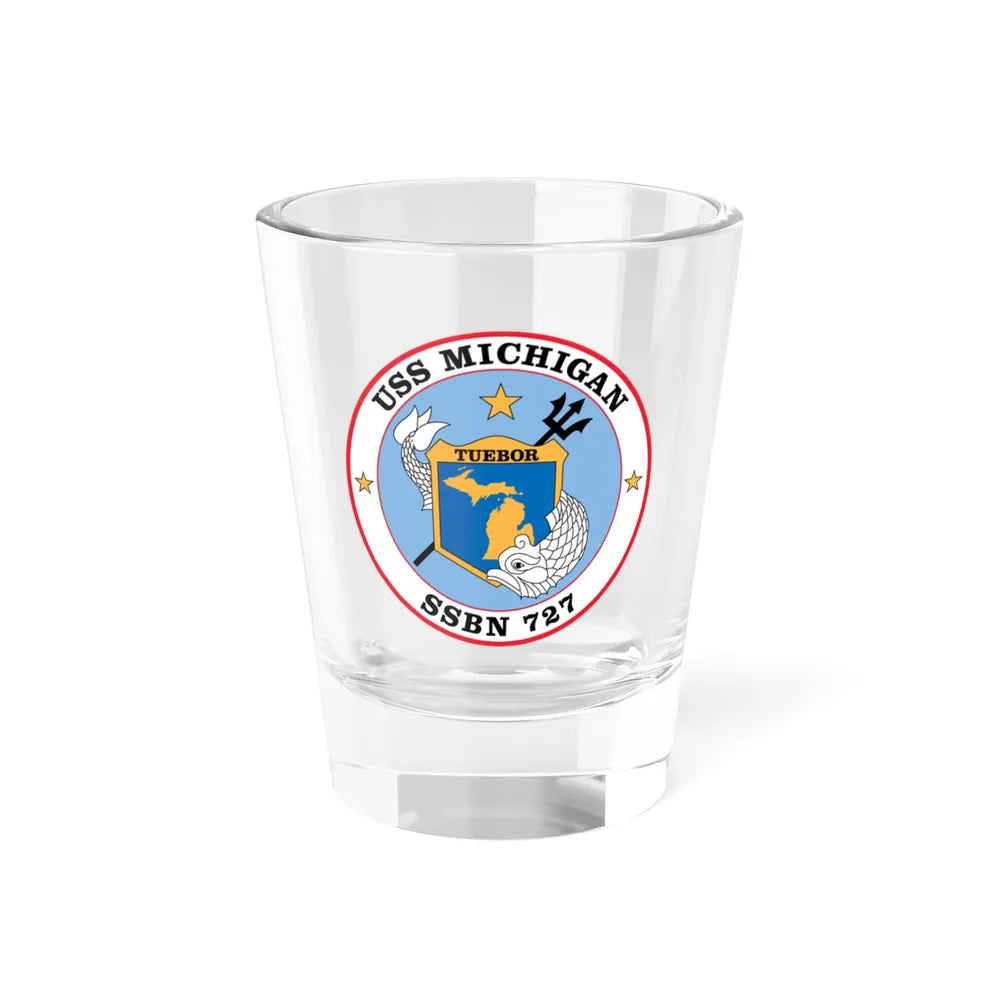 USS Michigan SSBN 727 (U.S. Navy) Shot Glass 1.5oz 1.5oz - Go Mug Yourself
