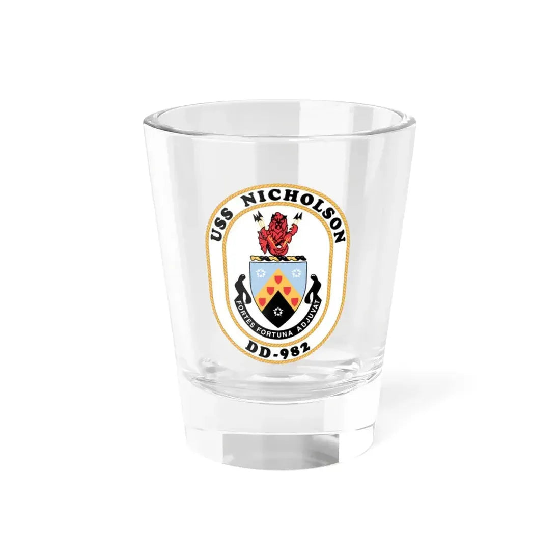 USS Nicholson DD 982 (U.S. Navy) Shot Glass 1.5oz 1.5oz - Go Mug Yourself