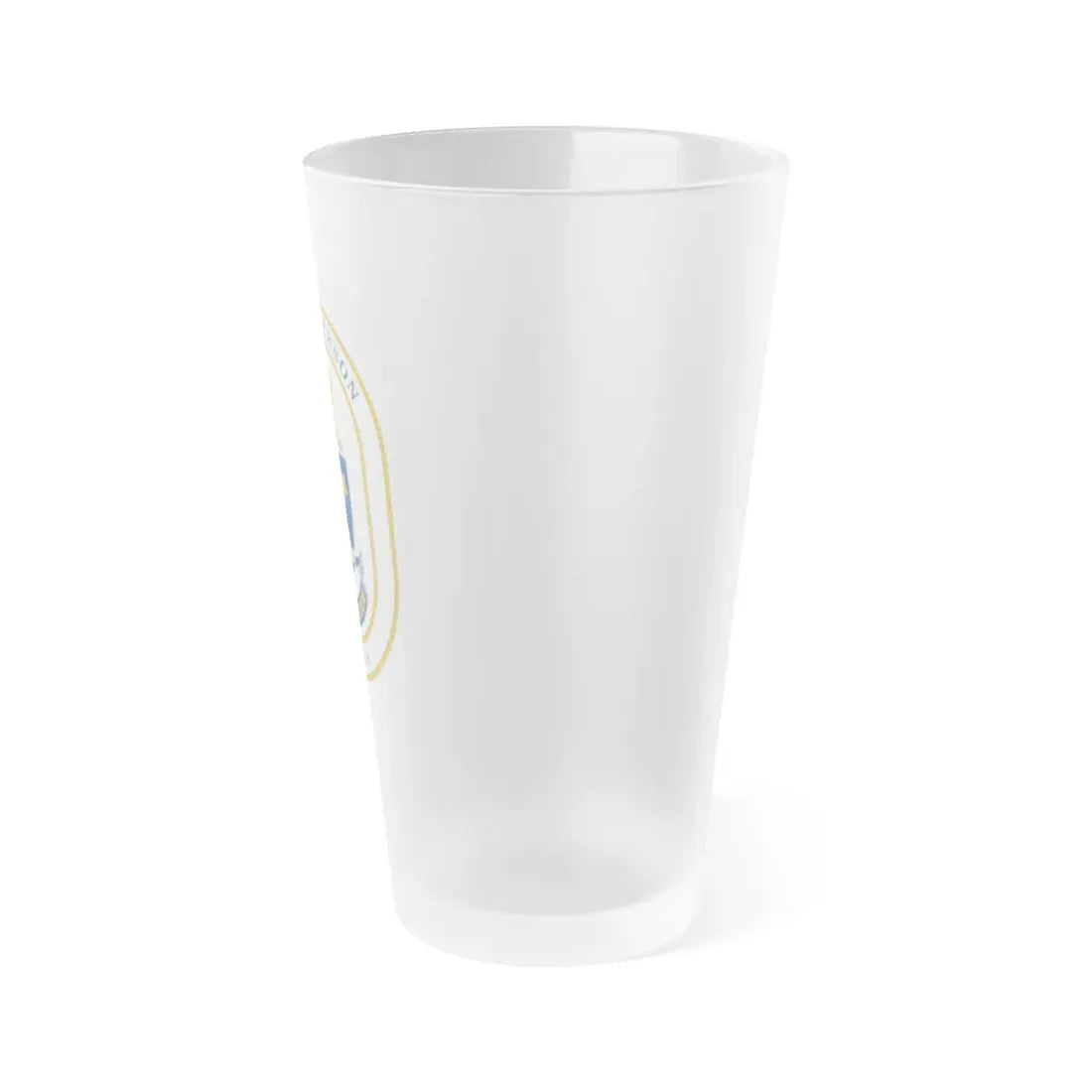 USS Peterson DD 969 (U.S. Navy) Frosted Pint Glass 16oz - Go Mug Yourself