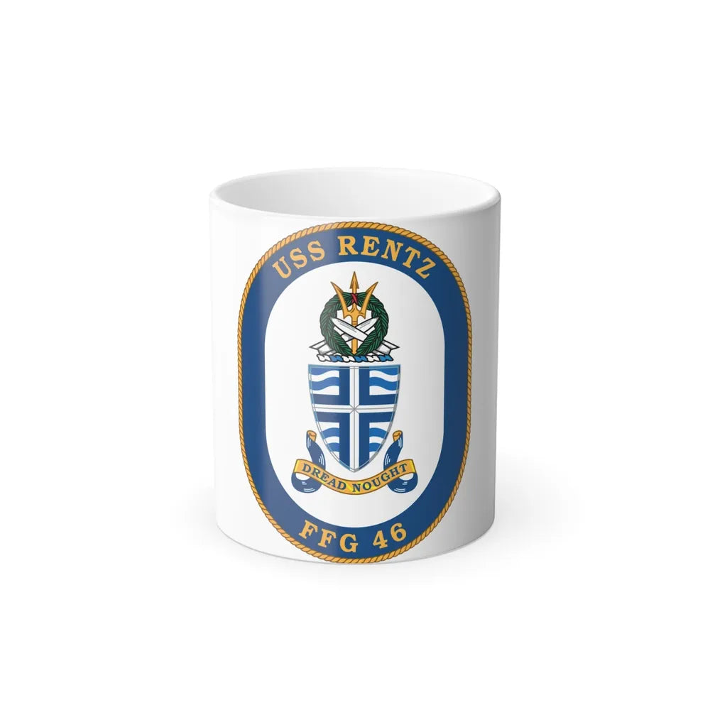 USS Rentz FFG 46 (U.S. Navy) Color Changing Mug 11oz-11oz-Go Mug Yourself