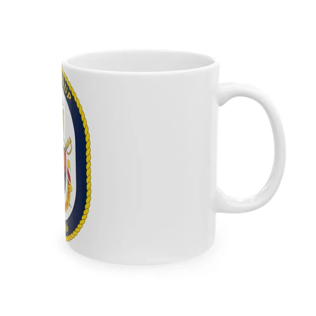 USS Shoup DDG 86 Crest (U.S. Navy) White Coffee Mug - Go Mug Yourself