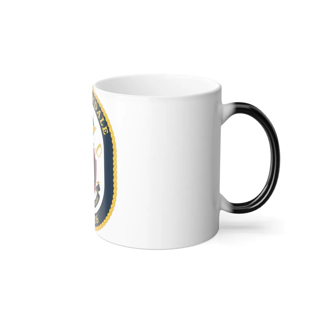 USS Stockdale COA (U.S. Navy) Color Changing Mug 11oz-Go Mug Yourself