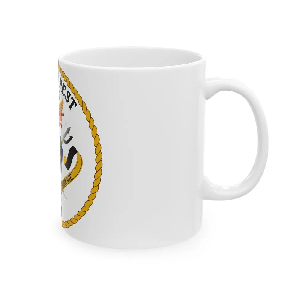 USS Tempest PC 2 (U.S. Navy) White Coffee Mug-Go Mug Yourself