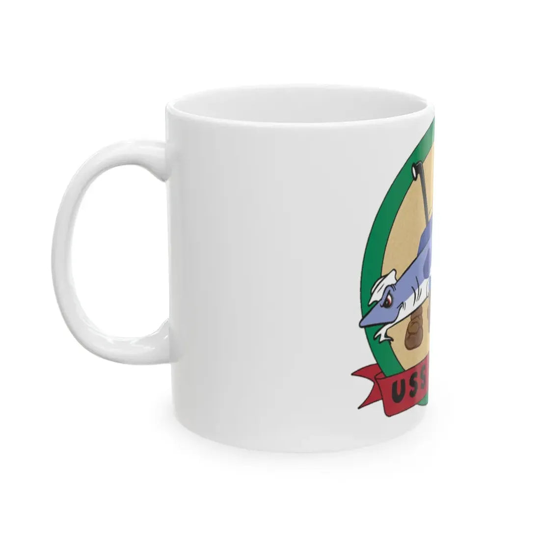 USS TORSK SS 423 (U.S. Navy) White Coffee Mug - Go Mug Yourself