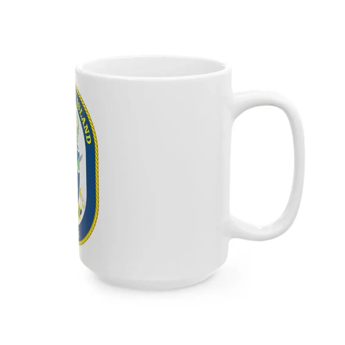 USS Whidbey Island LSD 41 (U.S. Navy) White Coffee Mug - Go Mug Yourself