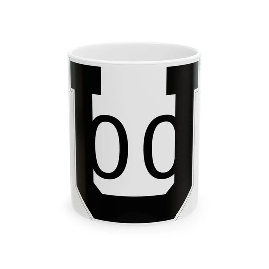 Utah 00 1926 template (Utah) (Road Sign) White Coffee Mug 11oz - Go Mug Yourself