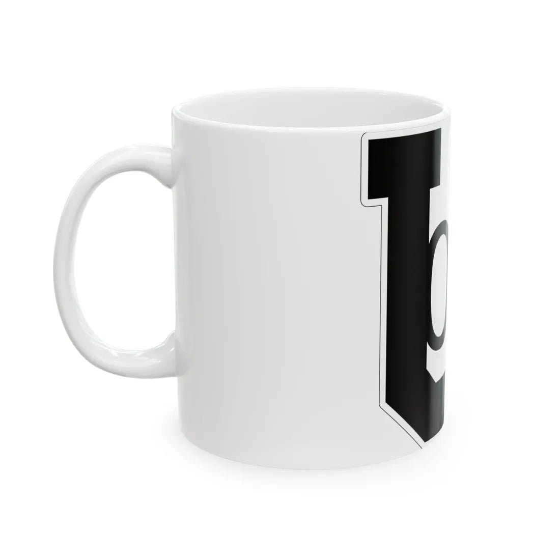 Utah 00 1926 template (Utah) (Road Sign) White Coffee Mug - Go Mug Yourself